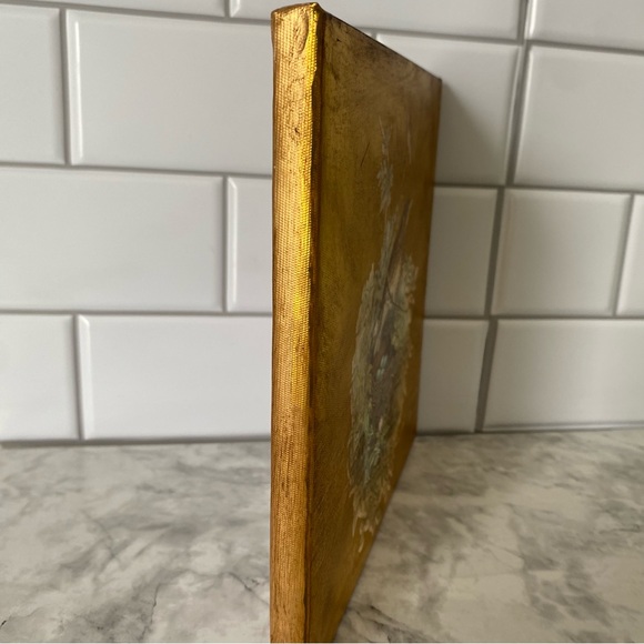 Vintage-Inspired Spotted Songbird Wall Art with Nest - Picture 5 of 10